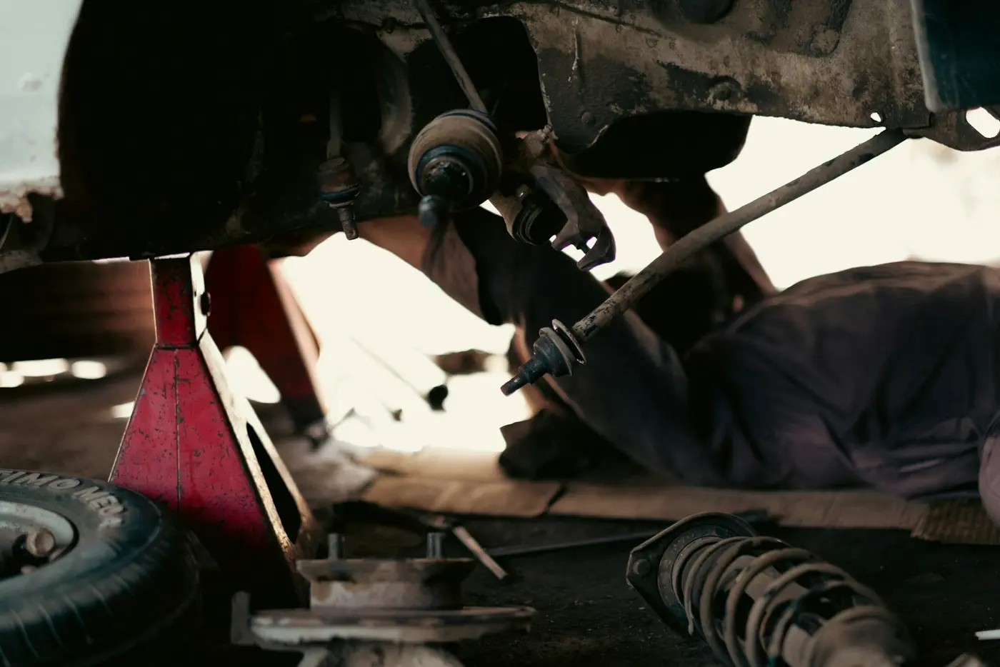 Under the car